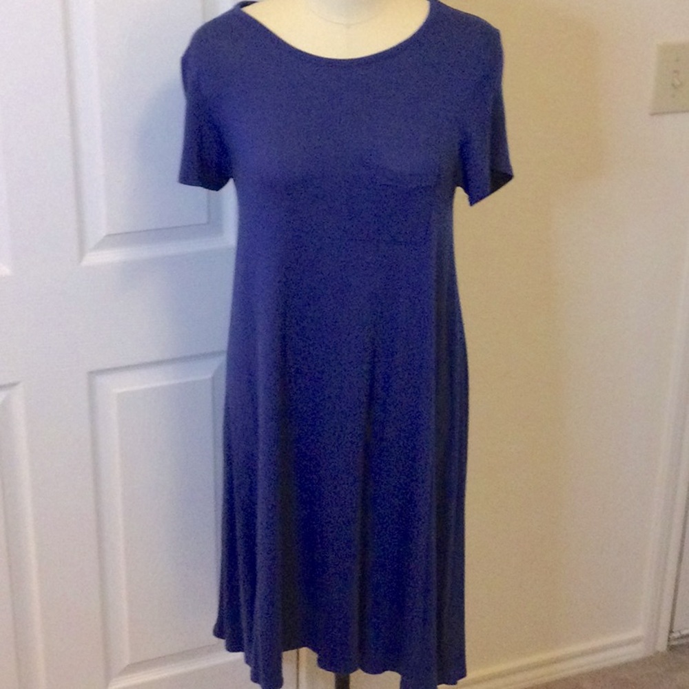 LULAROE Royal Blue Carly Dress
